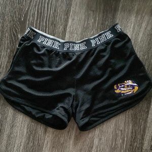 VS Pink LSU tigers shorts